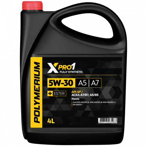 Масло моторное ДВС POLYMERIUM 5W-30 XPRO1 A5/A7, синтетика, 4л [4603725235083]