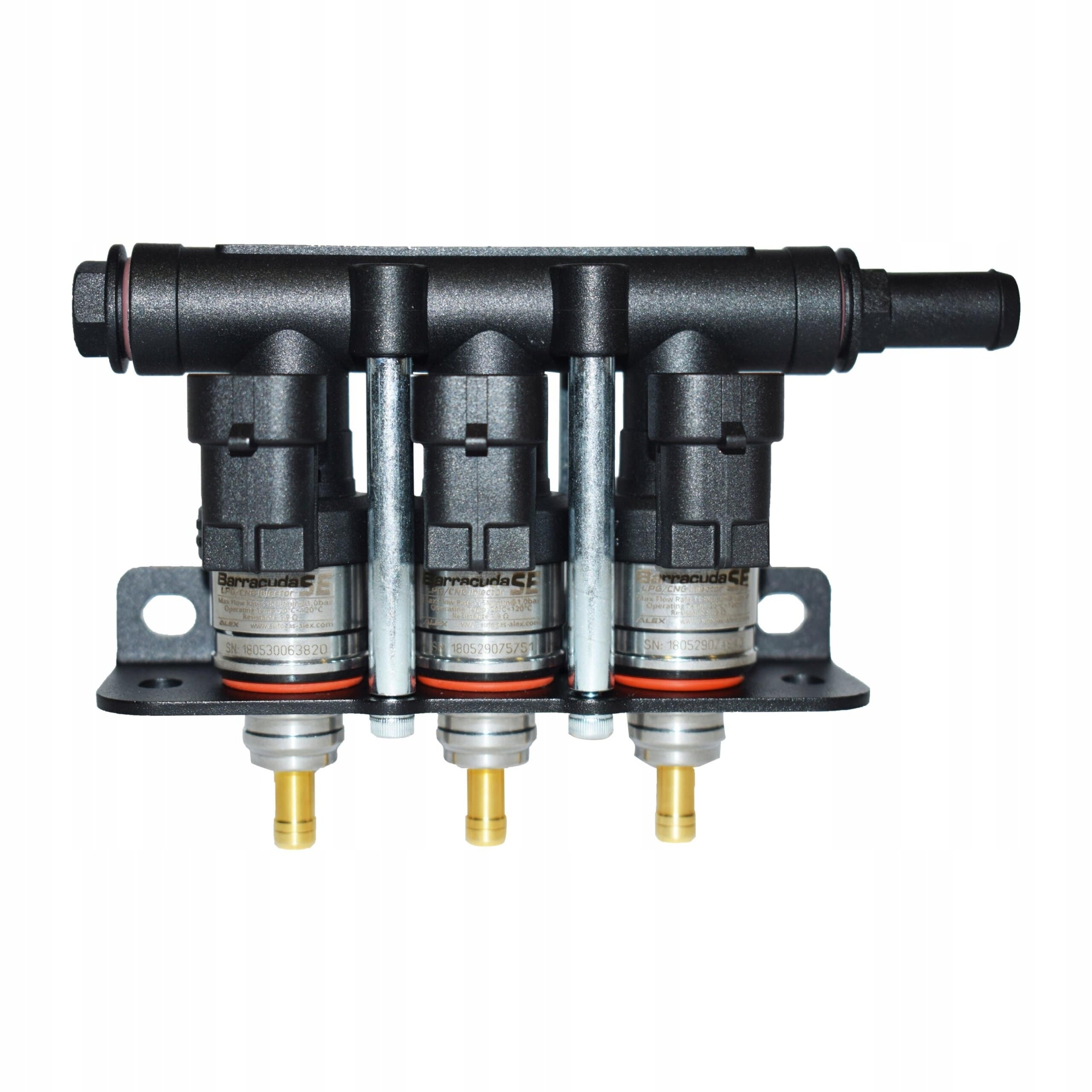 Инжекторная рейка [3 цилиндра] ALEX POLETRON STD 120 Nl/min / 1,9Ω / F-1.8 [SE-BR123P]