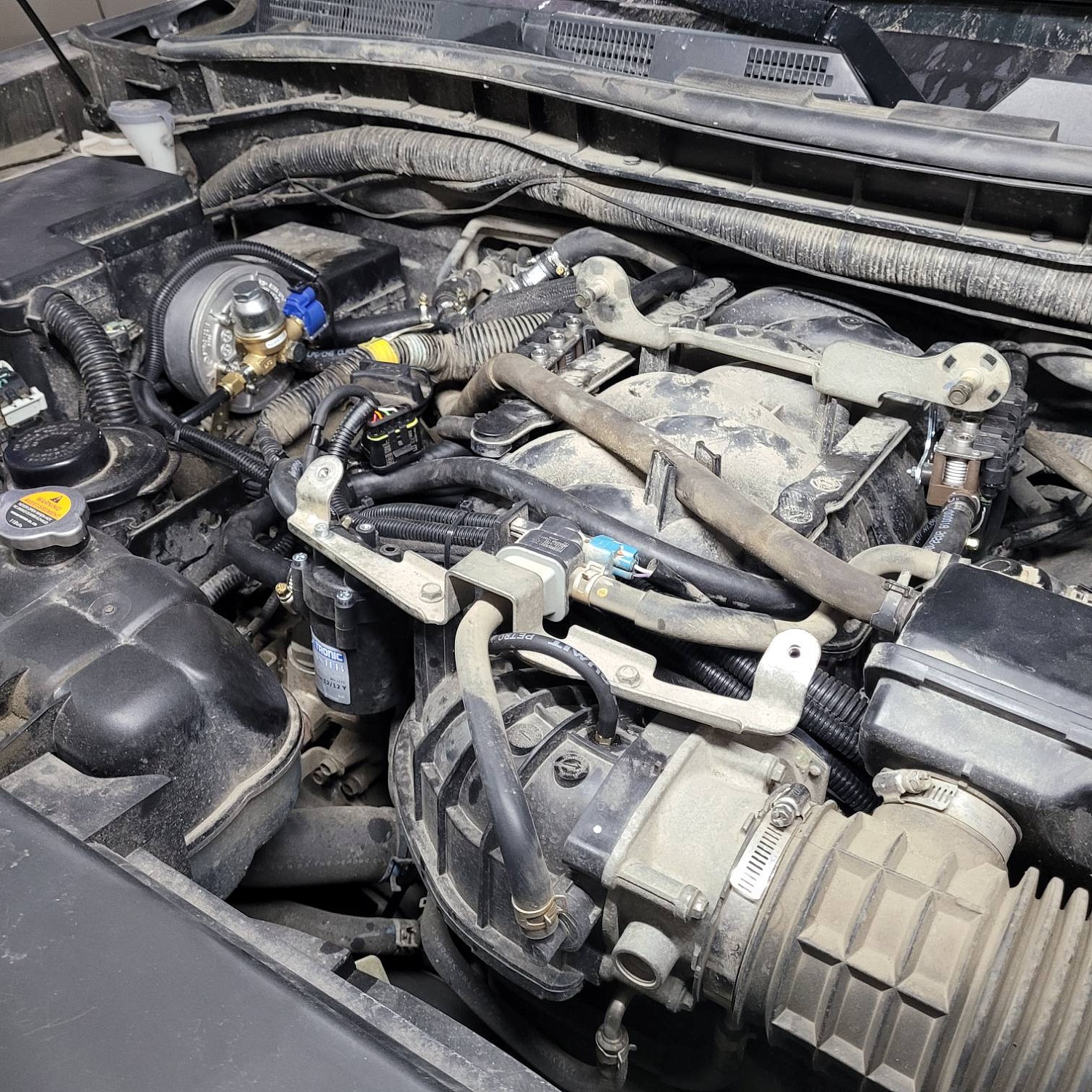 Nissan Patrol 5,6L / 2012 / Монтаж ГБО